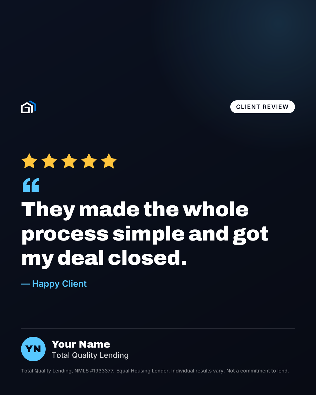 Testimonial preview